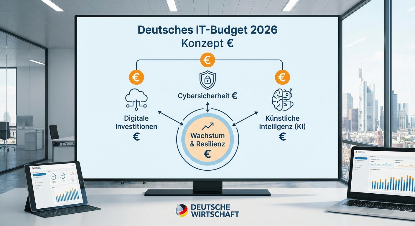 IT Budget 2026 Deutschland Investitionen Cybersicherheit KI