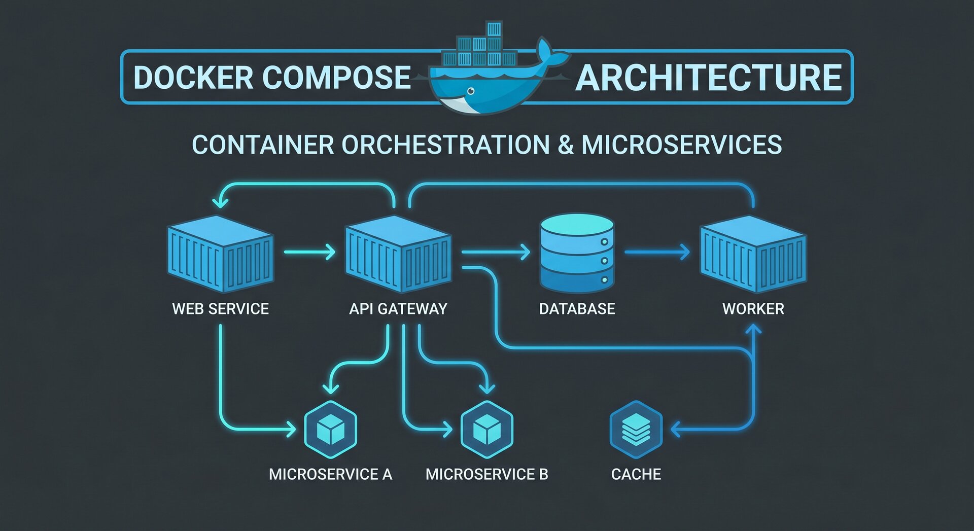Docker Compose multi container setup tutorial 2026