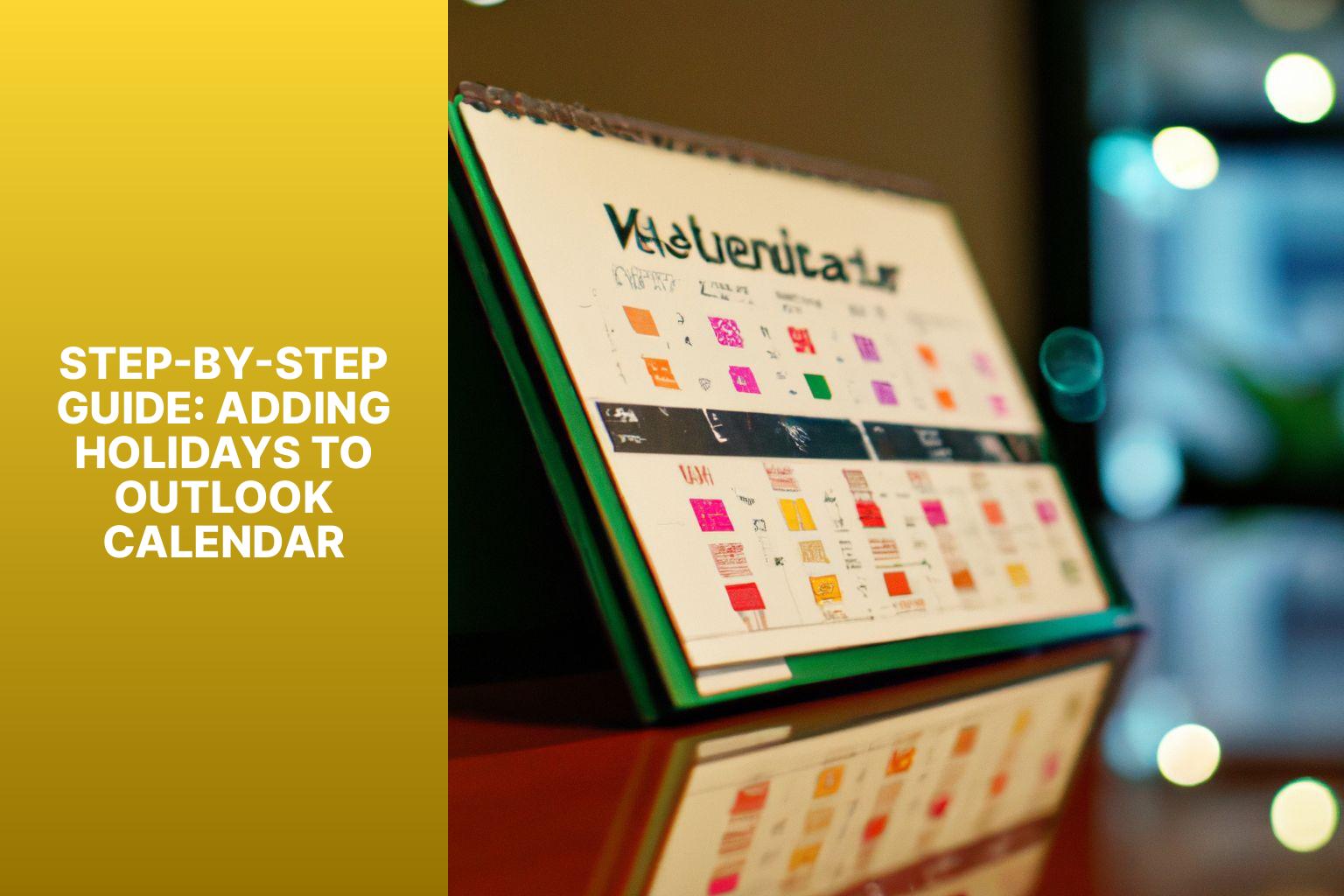 Step-by-Step Guide: Adding Holidays to Outlook Calendar - how to add holidays to outlook calendar 