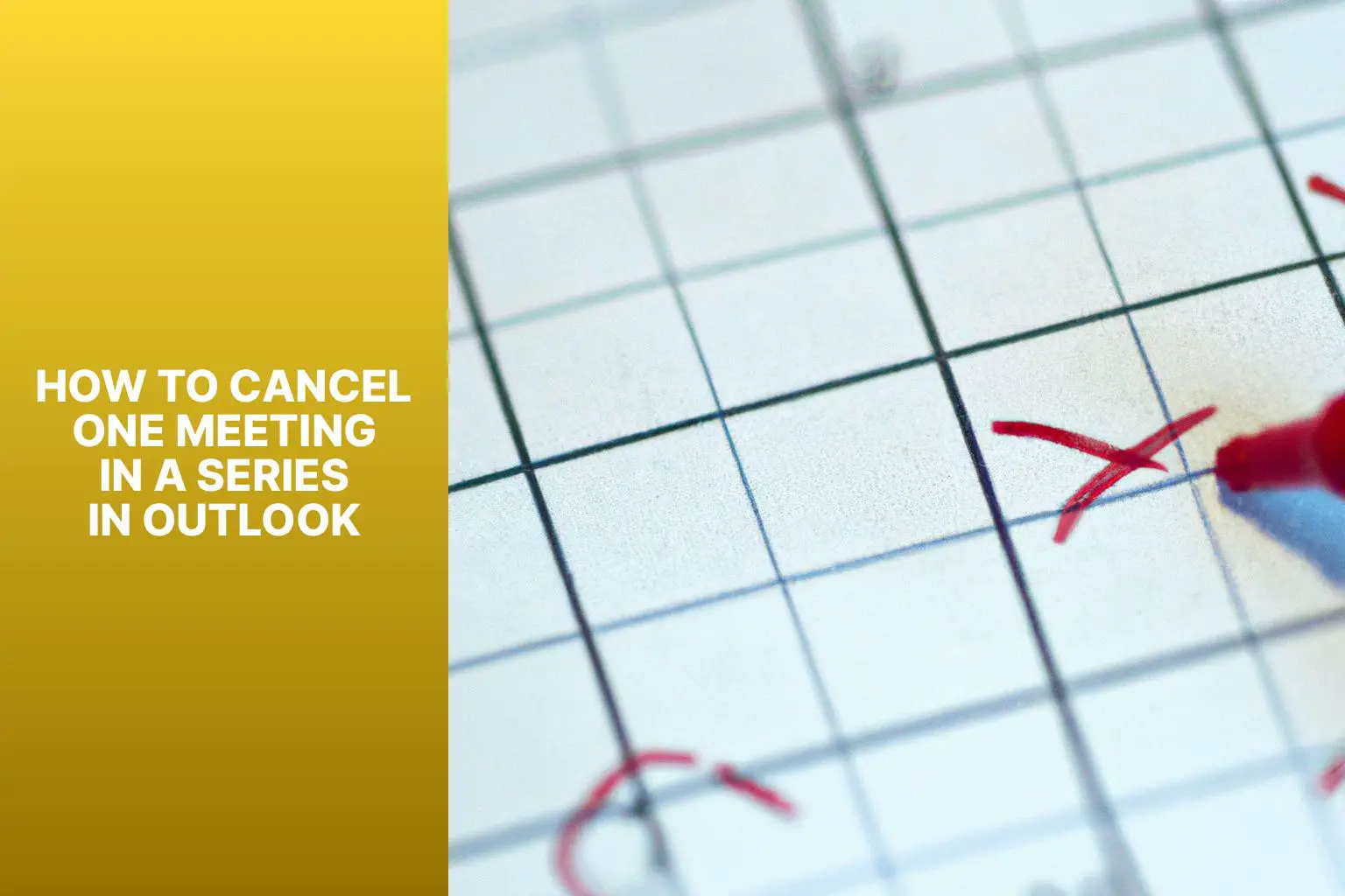 Cancel a Meeting in a Series in Outlook how to cancel one meeting in a series in
