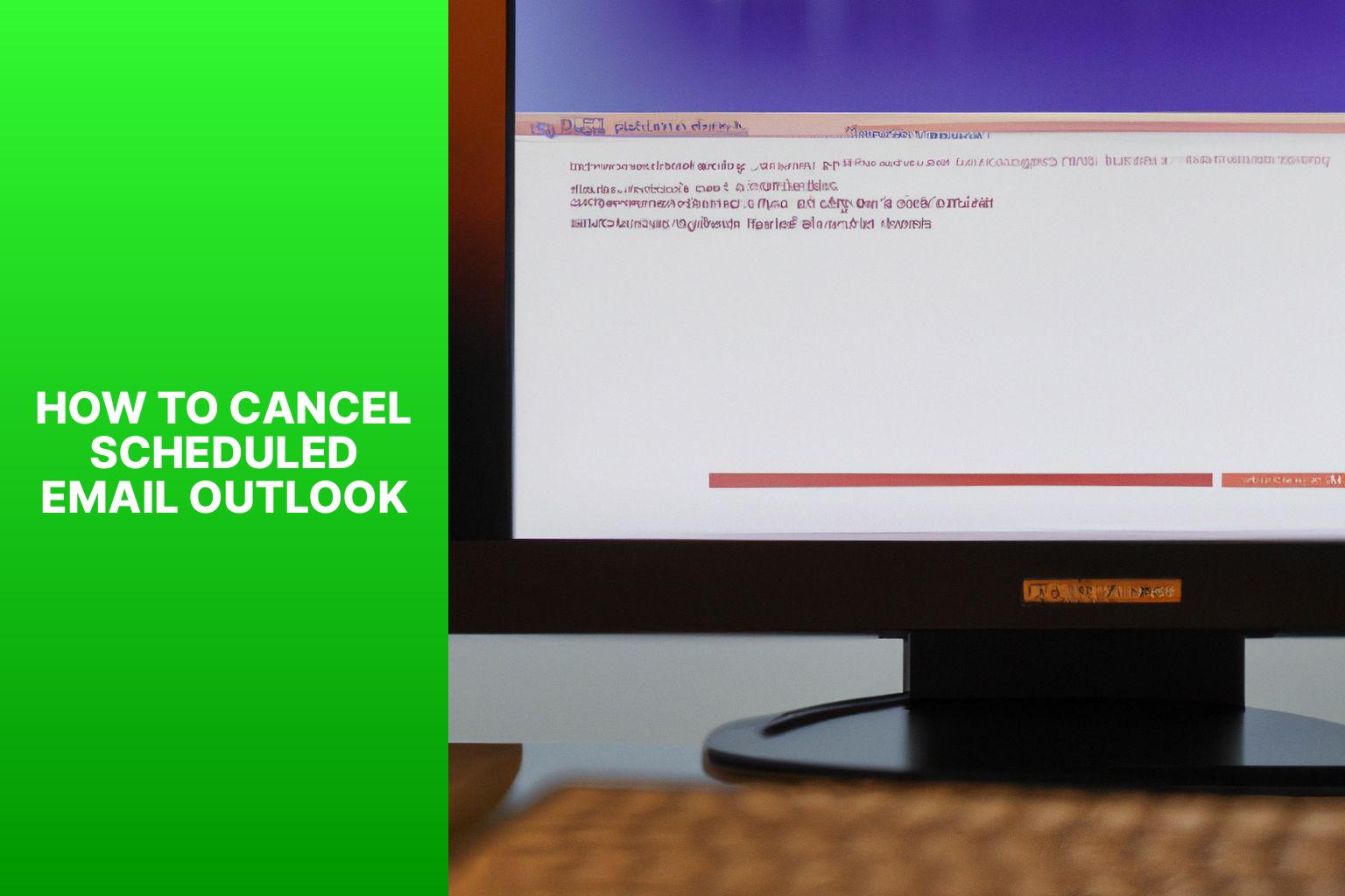 10 Easy Steps to Cancel Scheduled Emails in Outlook
