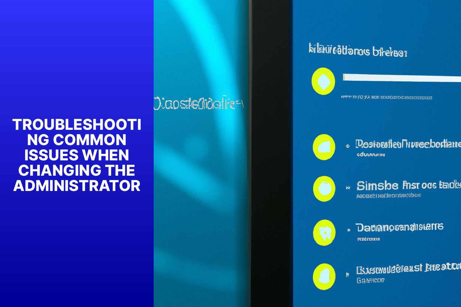 Troubleshooting Common Issues When Changing the Administrator - how to change administrator on windows 10 