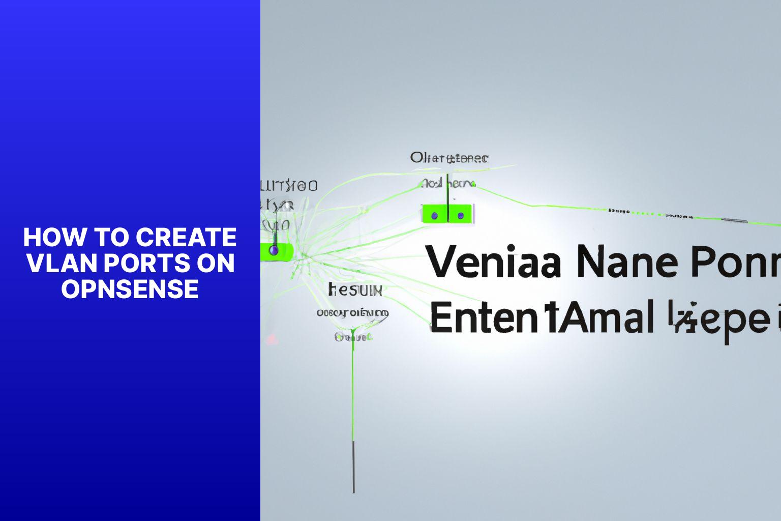 how to create vlan ports on opnsensenrgv