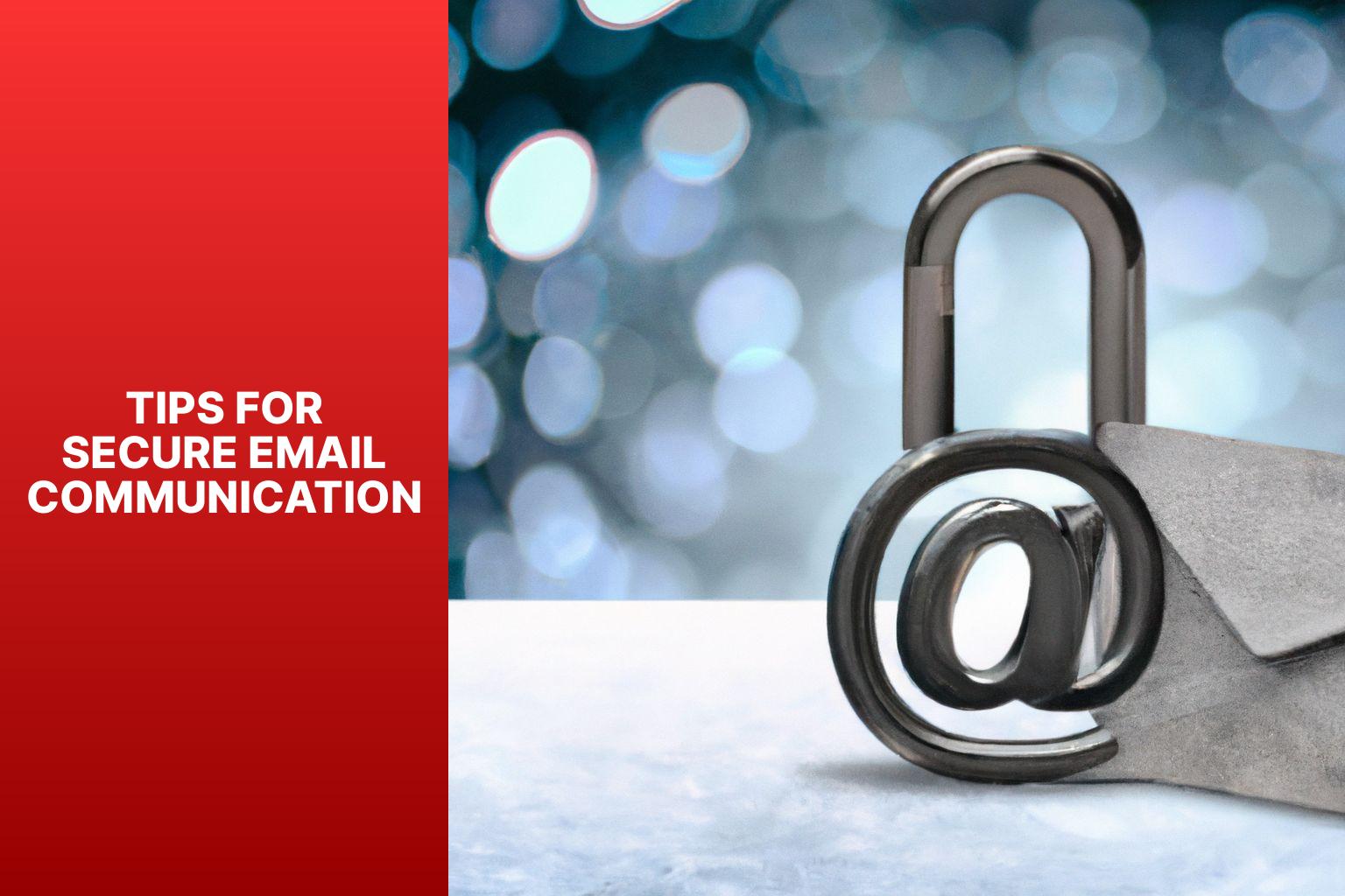 Tips for Secure Email Communication - how to encrypt email outlook 
