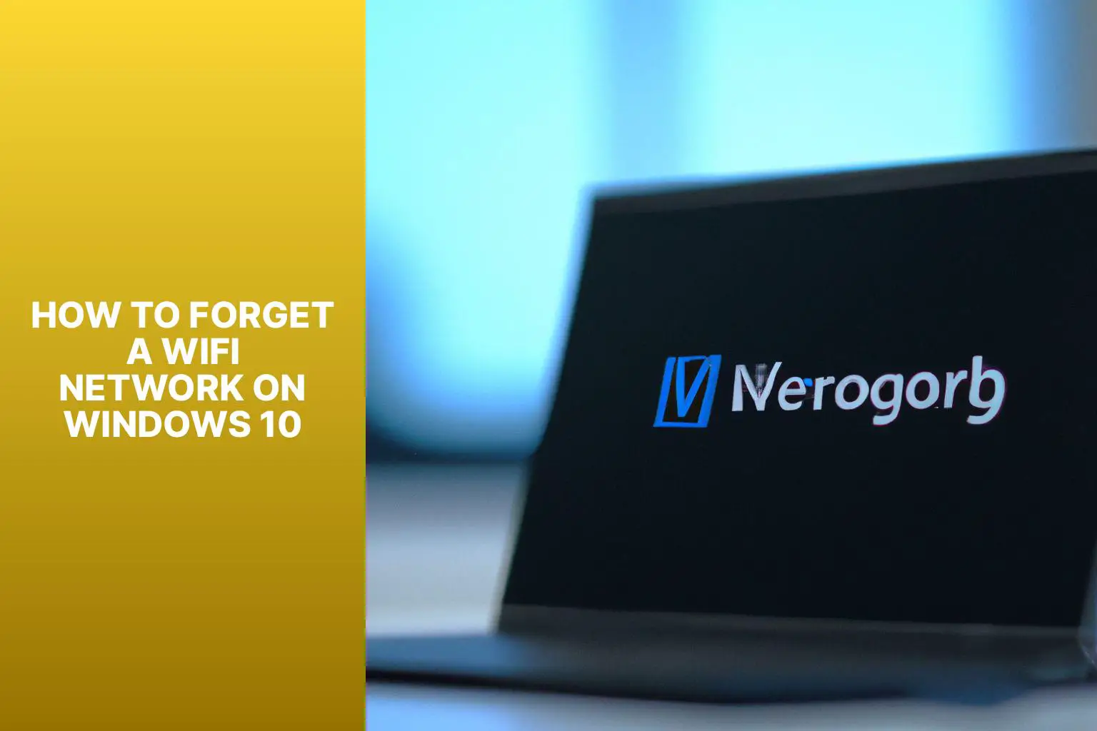 Forget a Network on Windows how to forget a wifi network on windows 10dkep