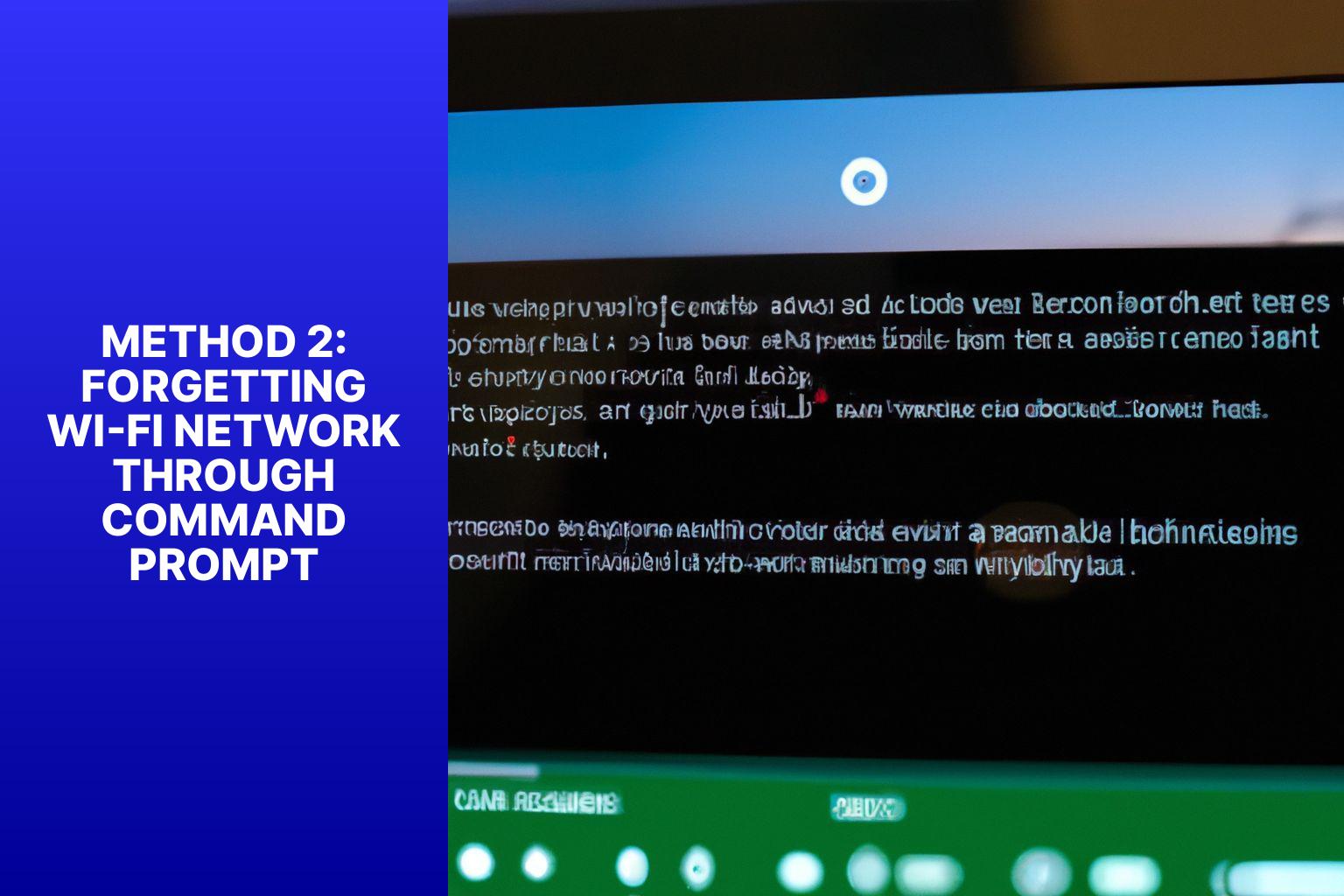Method 2: Forgetting Wi-Fi Network through Command Prompt - how to forget wifi network on windows 10 