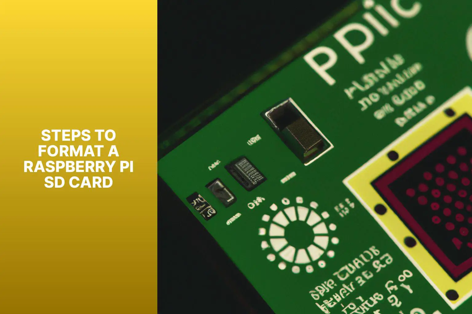 Steps to Format a Raspberry Pi SD Card - how to format raspberry pi sd card 