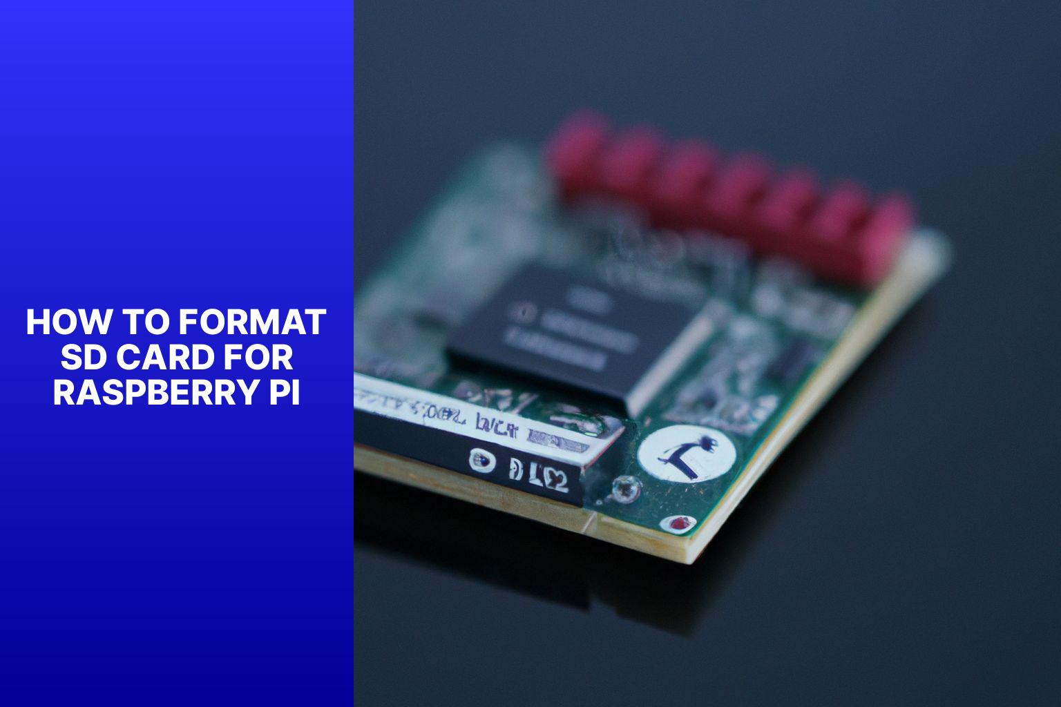 How To Format Sd Card For Raspberry Pi