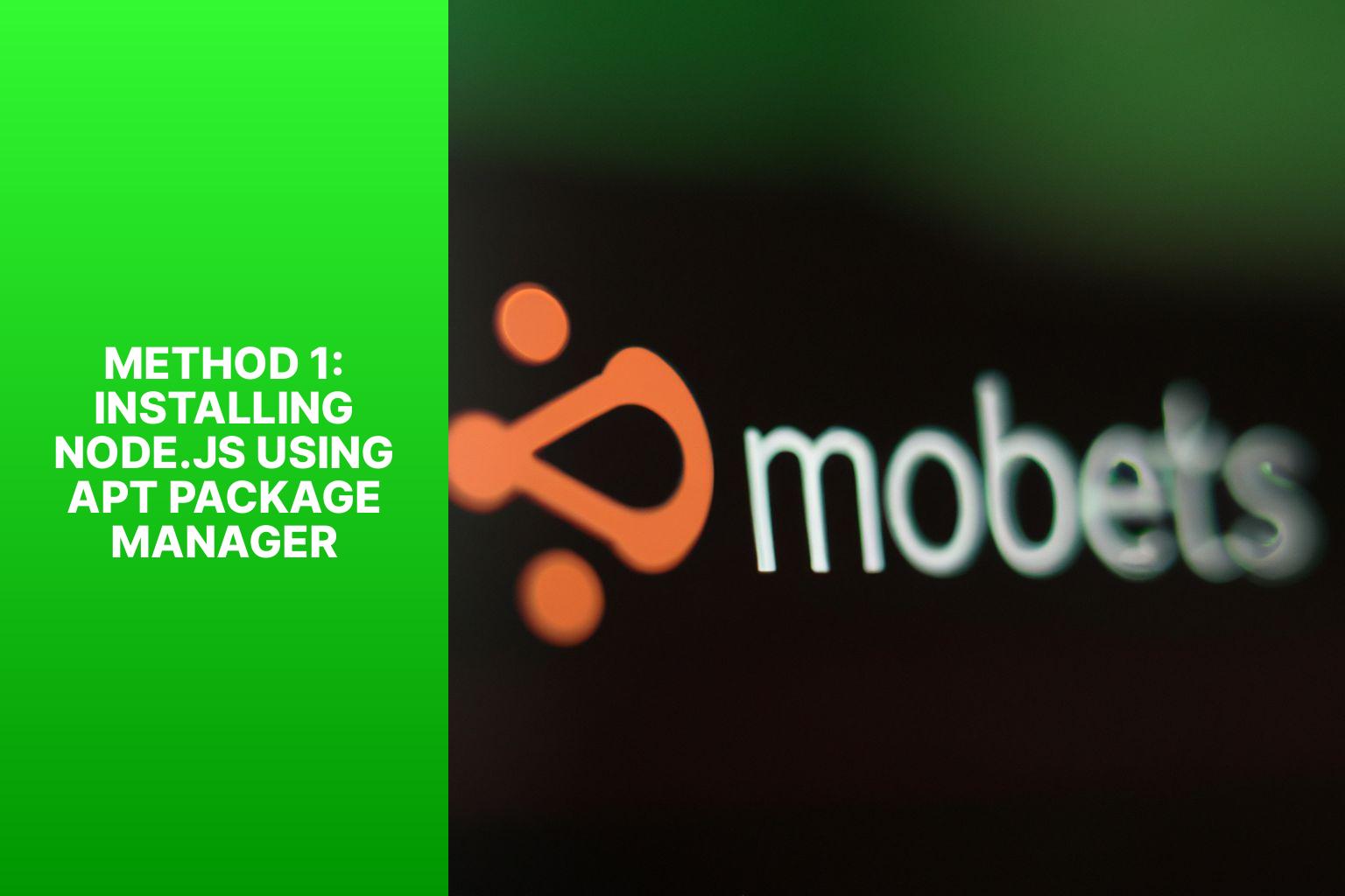 Method 1: Installing Node.js using apt package manager - how to install nodejs on ubuntu 