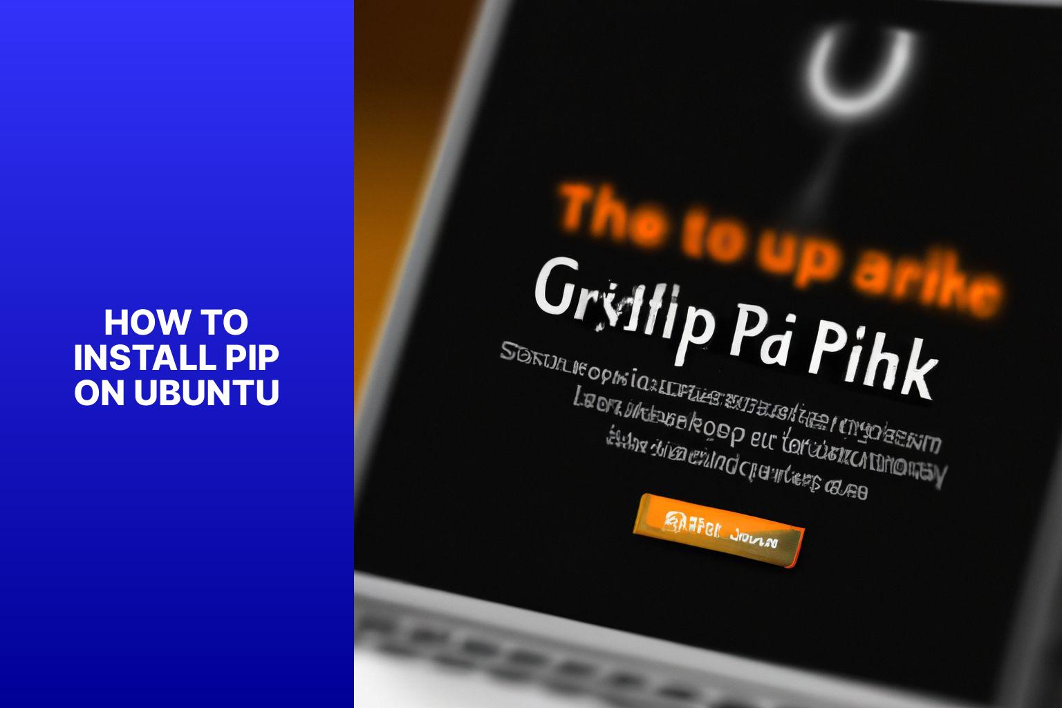 install pip on ubuntu how to install pip on ubuntusnft