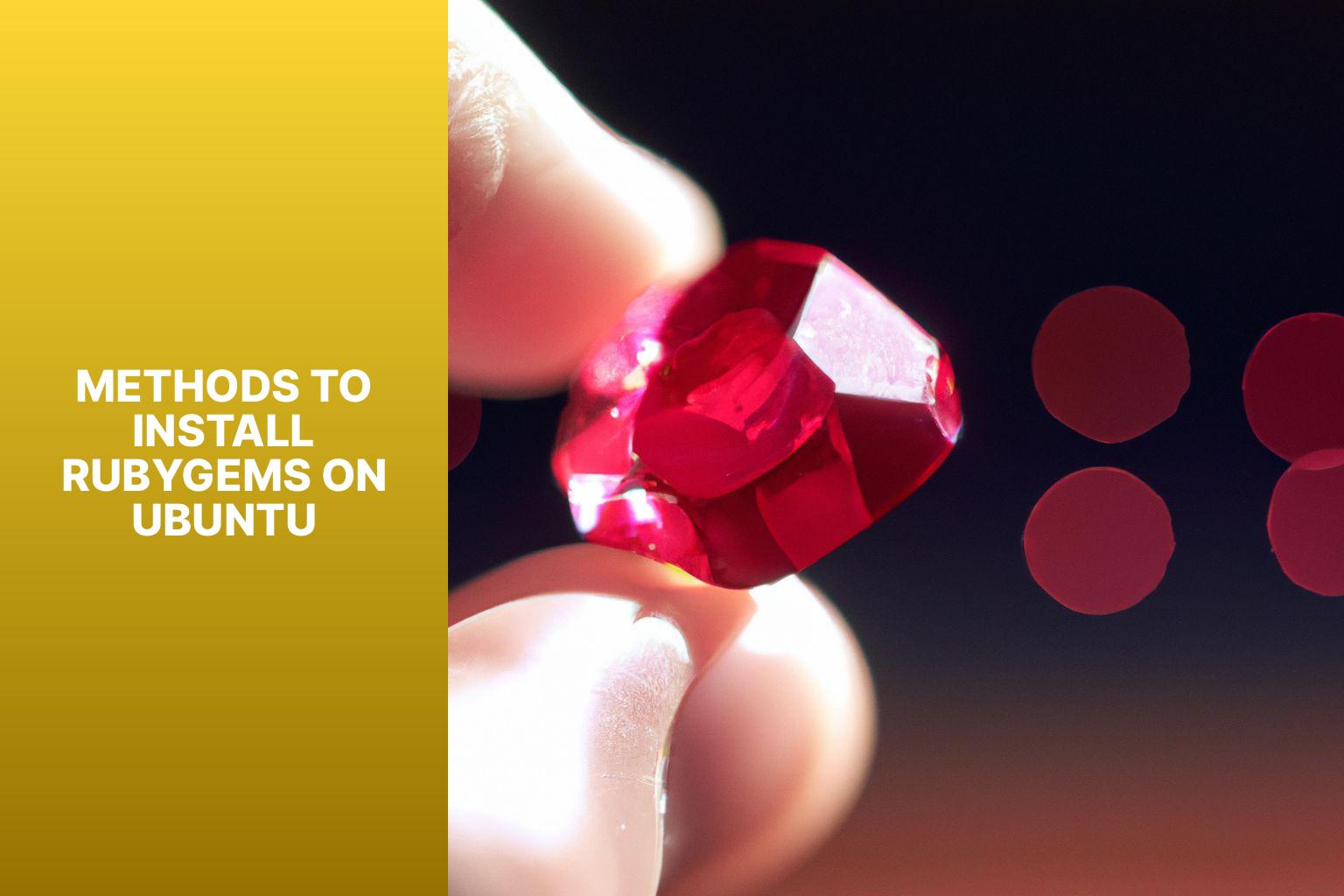 Methods to Install RubyGems on Ubuntu - how to install rubygems on ubuntu 