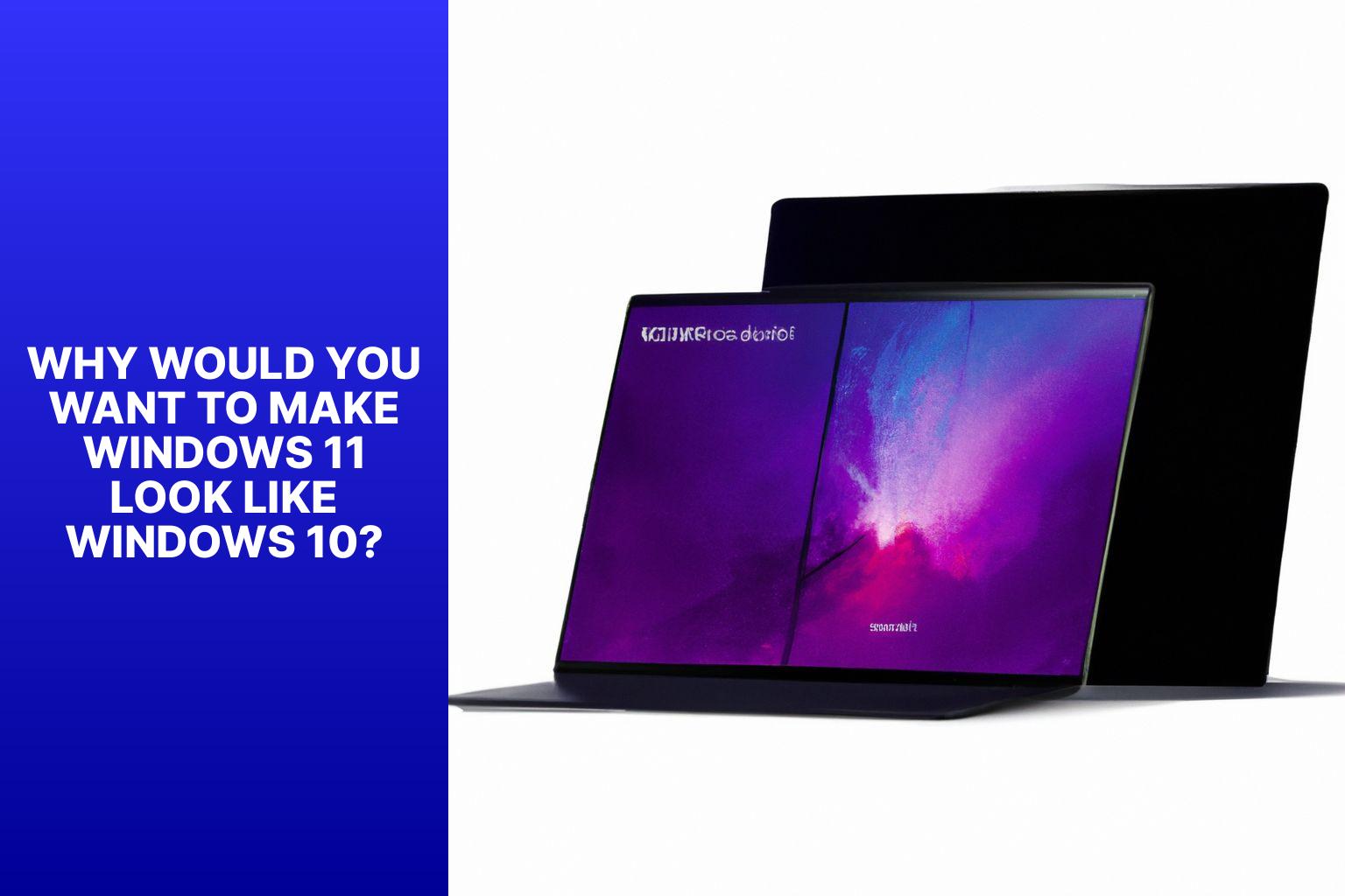 Why Would You Want to Make Windows 11 Look Like Windows 10? - how to make windows 11 look like windows 10 