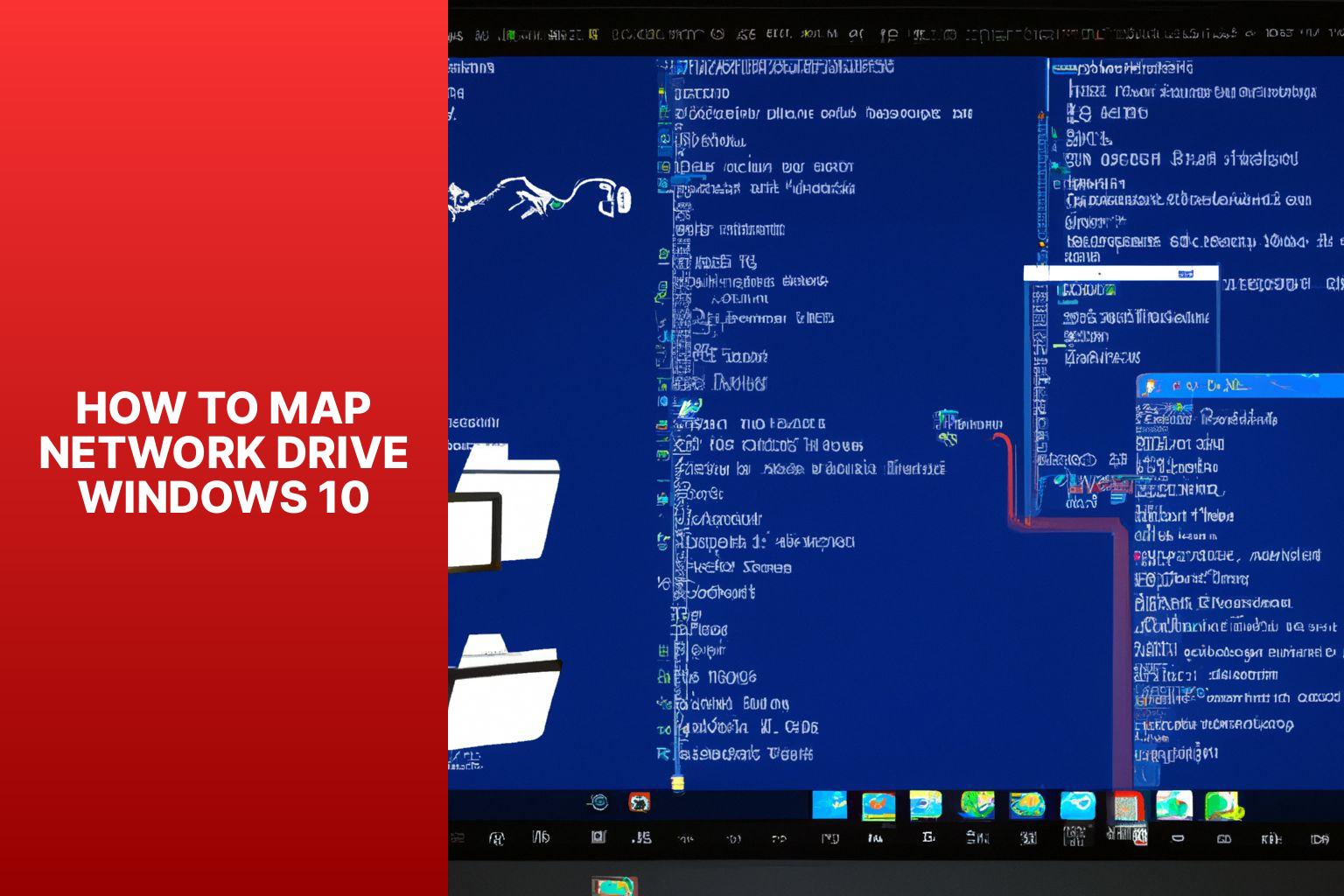 how to map network drive windows