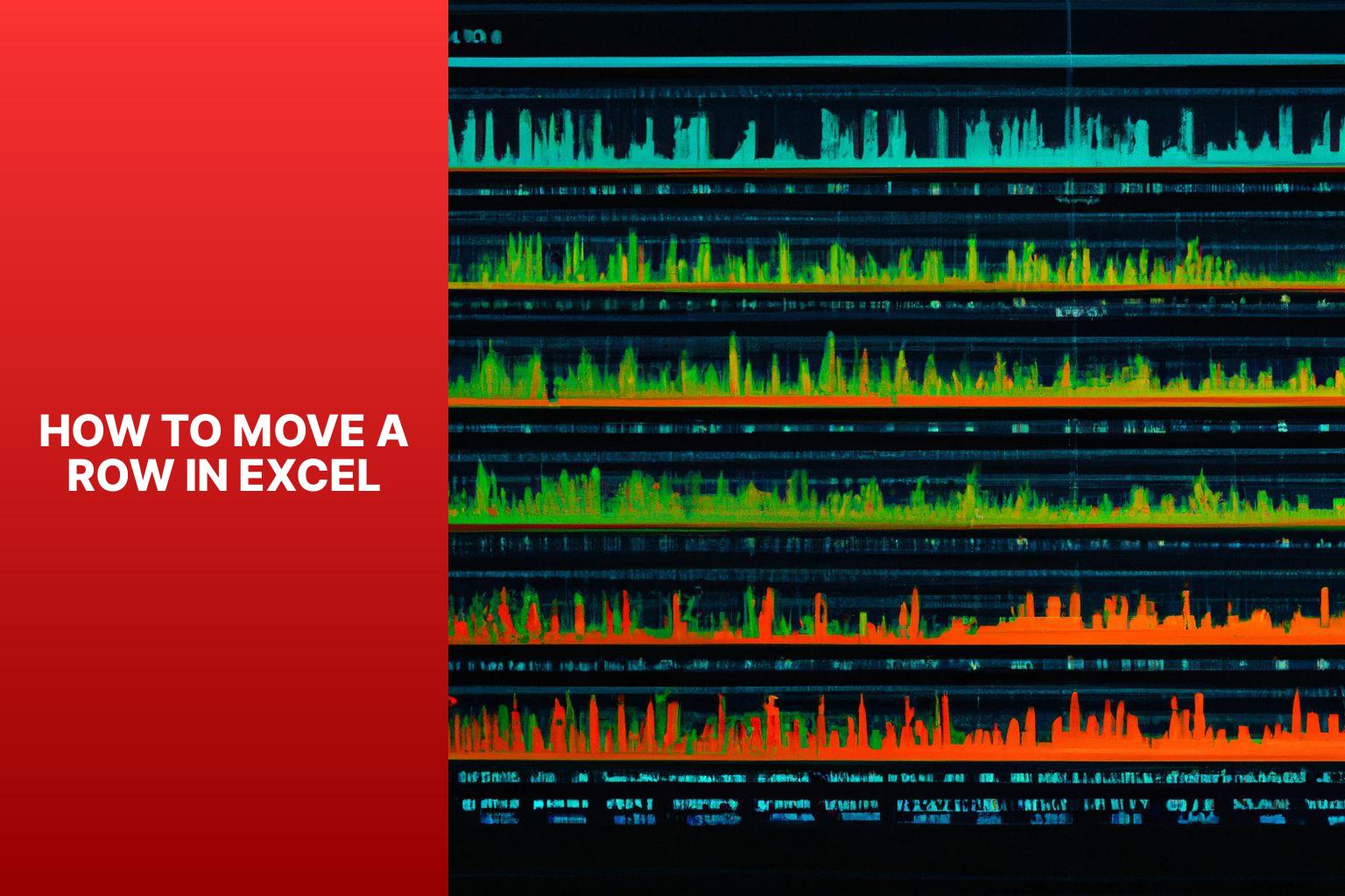 Move a Row in Excel how to move a row in