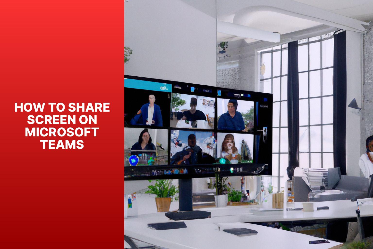 Share Screen on Microsoft Teams how to share screen on microsoft