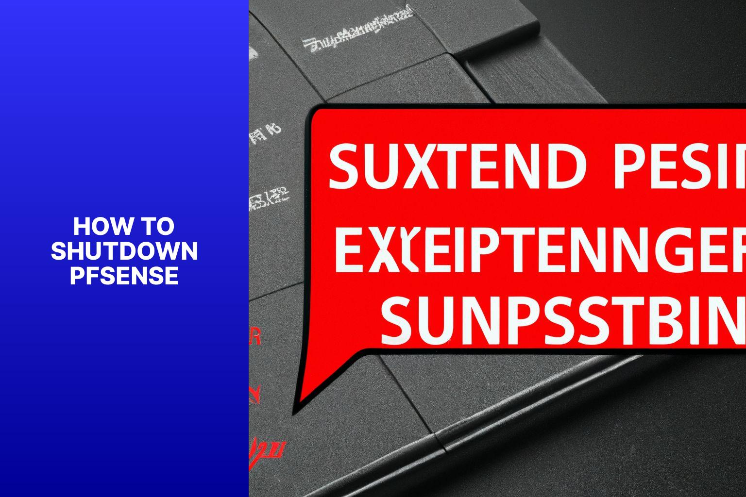 Step-by-Step Guide on How to Shutdown pfSense Safely