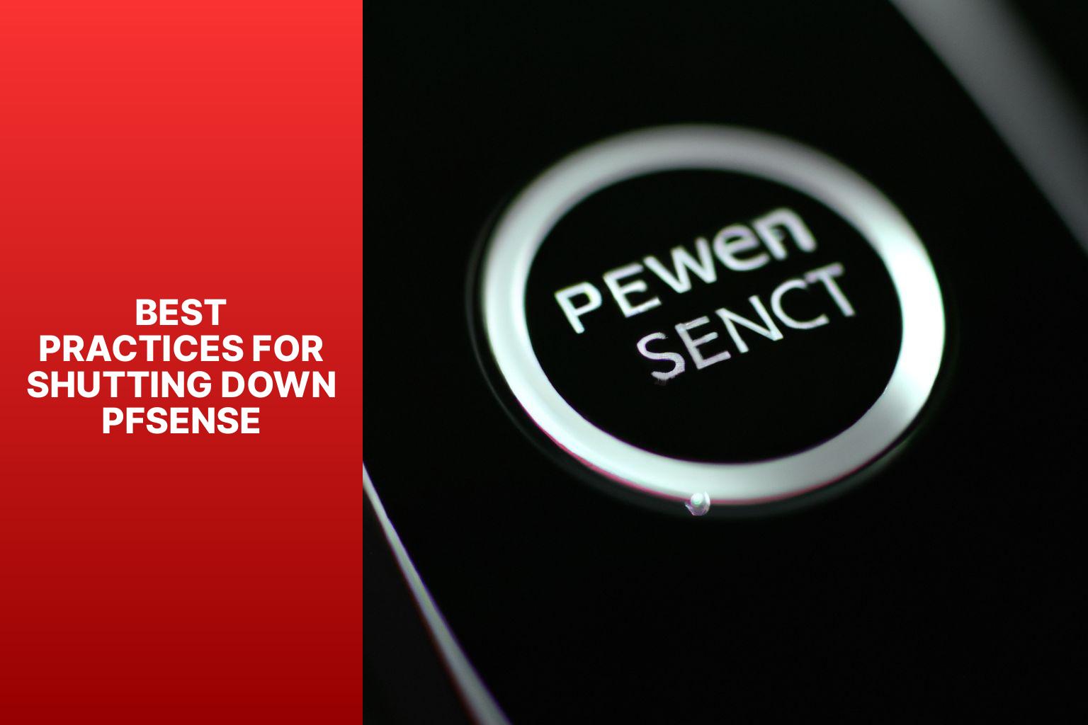 Best Practices for Shutting Down pfSense - How to shutdown pfsense 