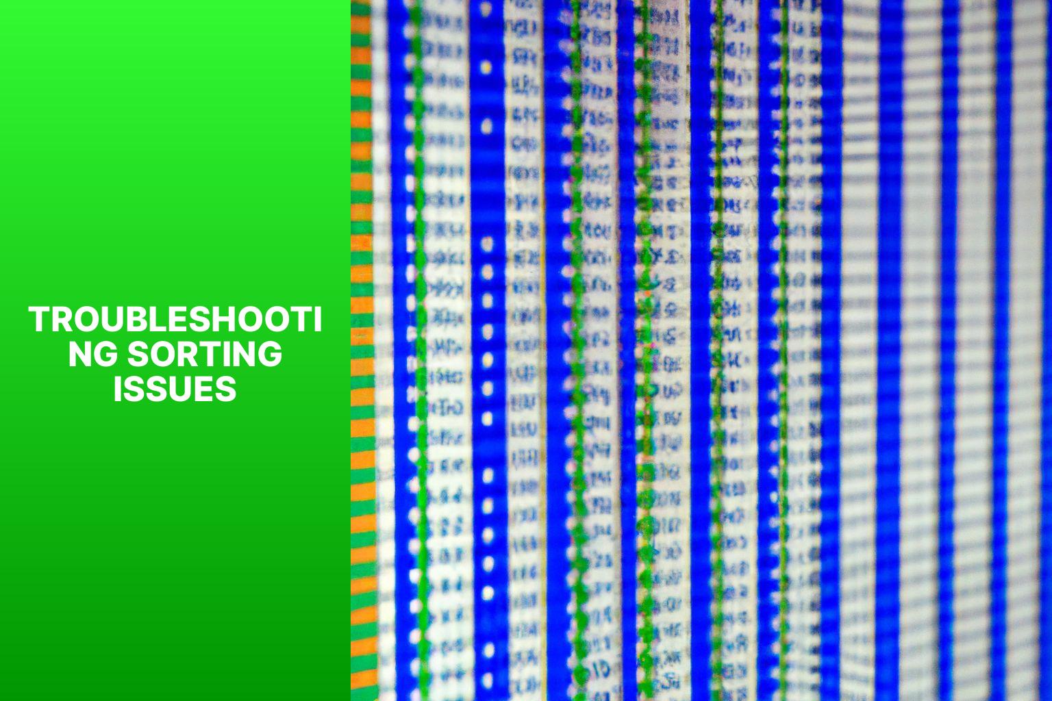 Troubleshooting Sorting Issues - how to sort by date in excel 