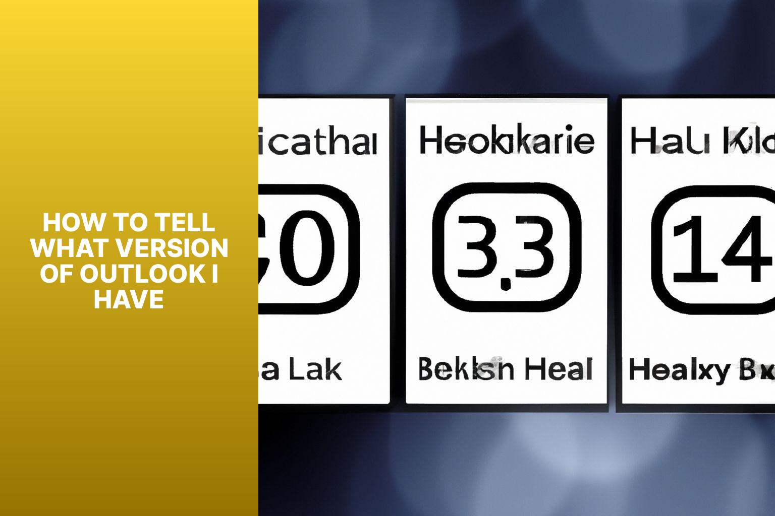 outlook version how to tell what version of outlook i have5vzb