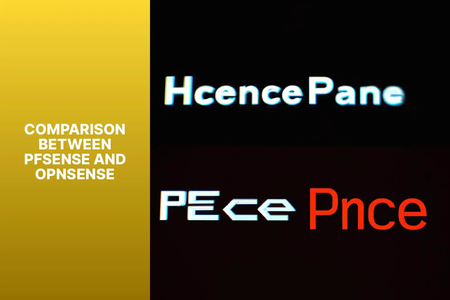 Comparison between pfSense and OPNsense - pfsense vs OPNsense - which one is better 
