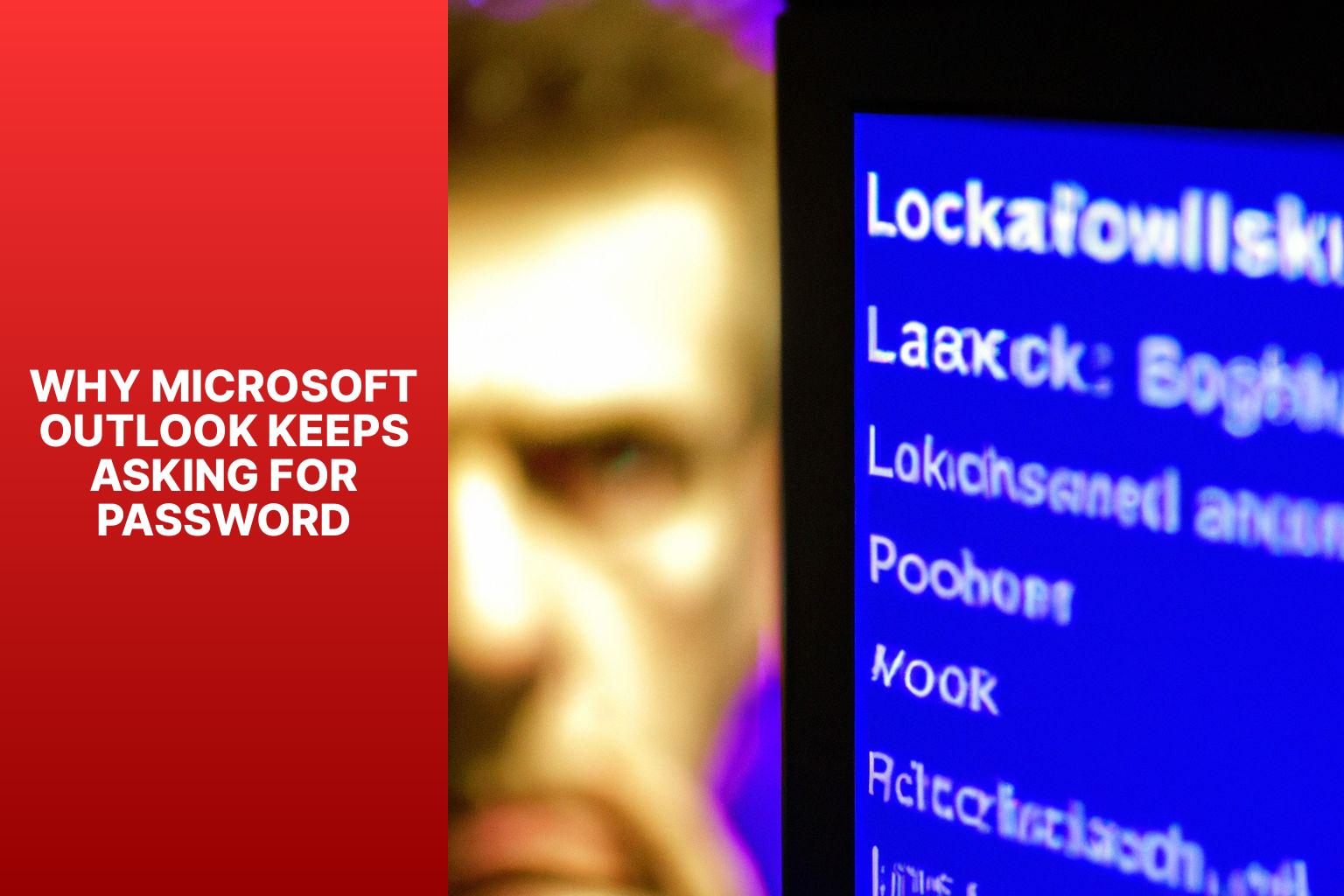 Troubleshooting: Why Microsoft Outlook Keeps Asking for Password